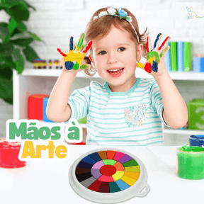 Mãos à Arte - Pintura à Dedo Montessori + Álbum de Pintura
