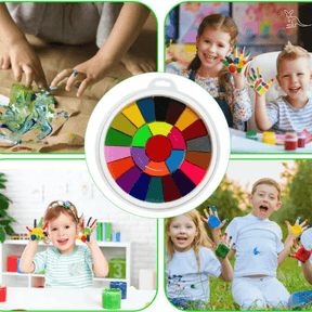 Mãos à Arte - Pintura à Dedo Montessori + Álbum de Pintura