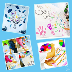 Mãos à Arte - Pintura à Dedo Montessori + Álbum de Pintura