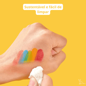 Mãos à Arte - Pintura à Dedo Montessori + Álbum de Pintura